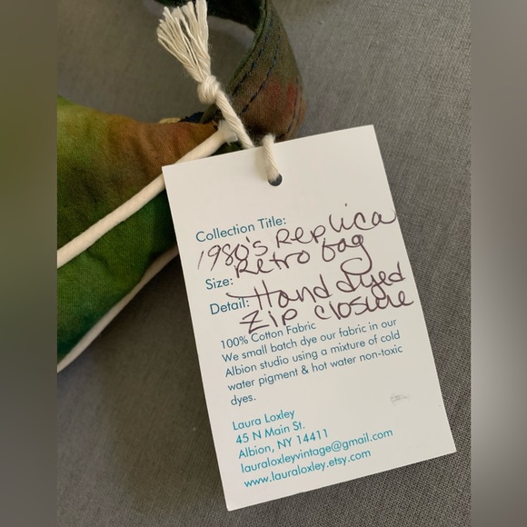 NWT Laura Loxley Hand Dyed 1980’s replica retro bag - cute small good for kiddos - Picture 2 of 6